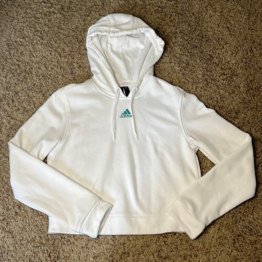 Cropped adidas hoddie